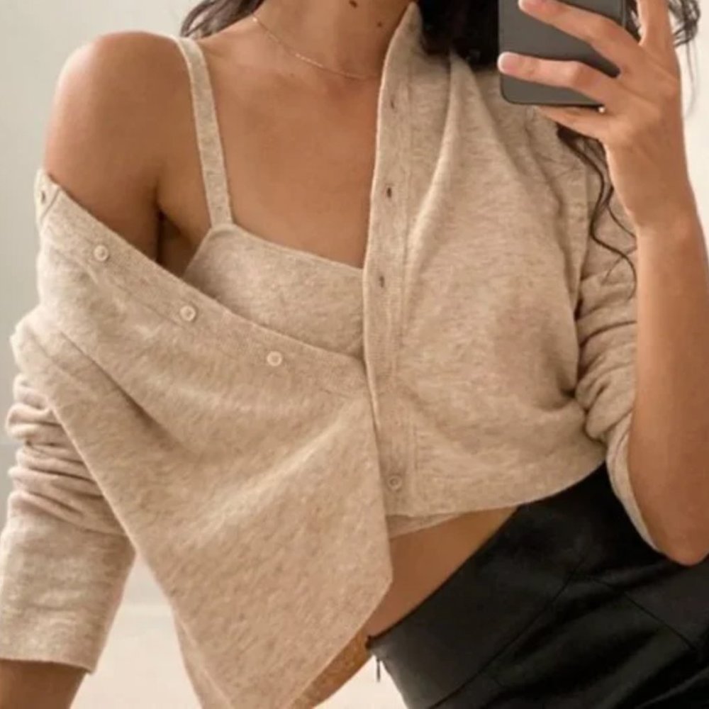 Wilfred Sicily Cropped Long Sleeve Sweater